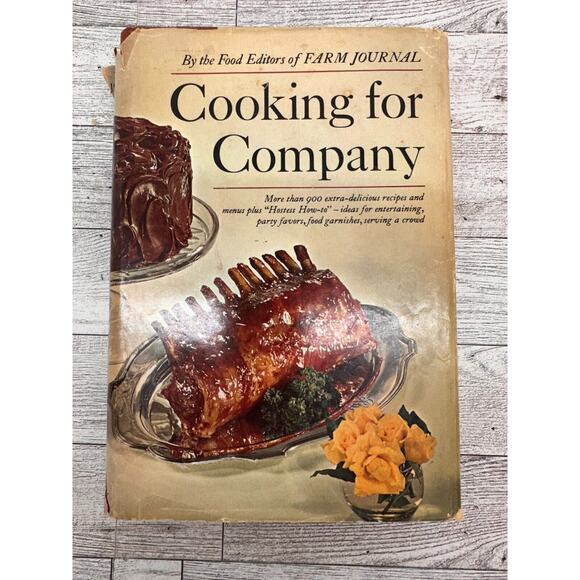 Vintage 1968 Farm Journal’s Cooking for Company Cookbook Recipes HCDJ - Picture 1 of 16